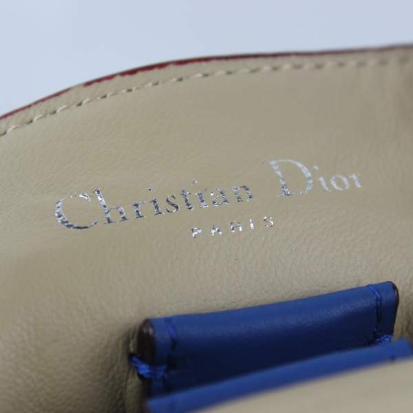 2012 New Arrival Christian Dior Diorissimo Original Leather Bag - 44373 Blue - Click Image to Close